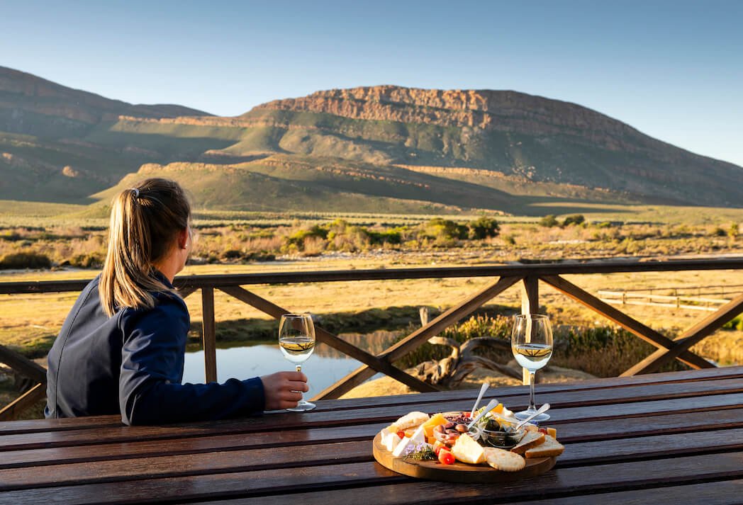 Breakfast on the Old Mill House terrace