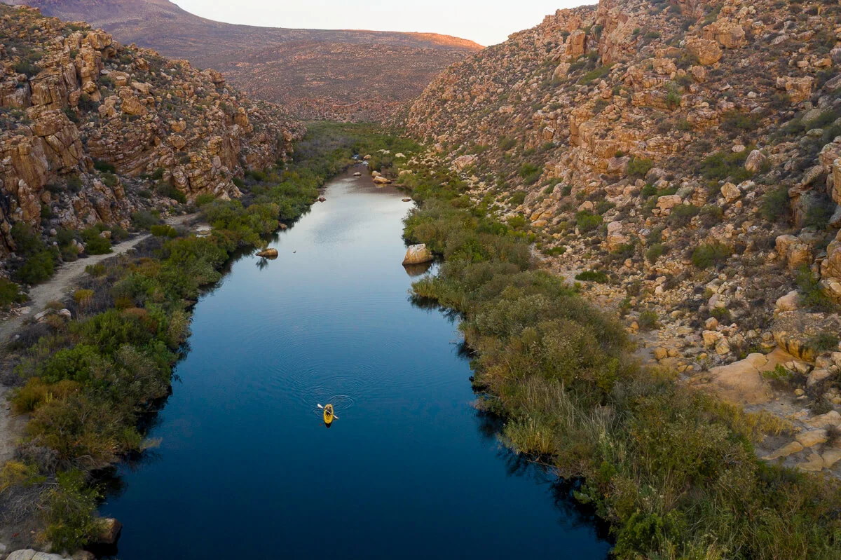 Canoeing & swimming in the Cederberg